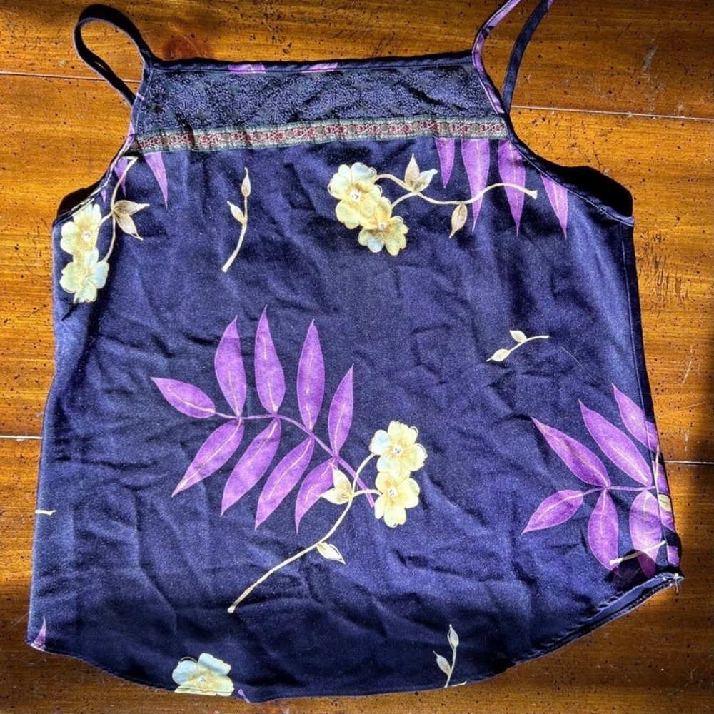 Floral Silk Tanktop hj